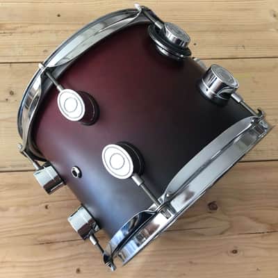 PDP Pacific FS Series 10" & 12" Toms Cherry Black Fade 10x8 12x9 image 6