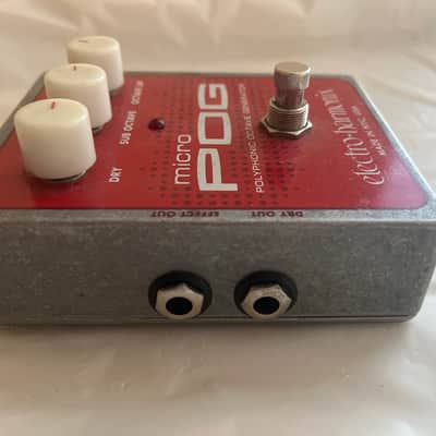 Electro-Harmonix Micro POG Polyphonic Octave Generator 2007 - Present - Red / Gray image 3