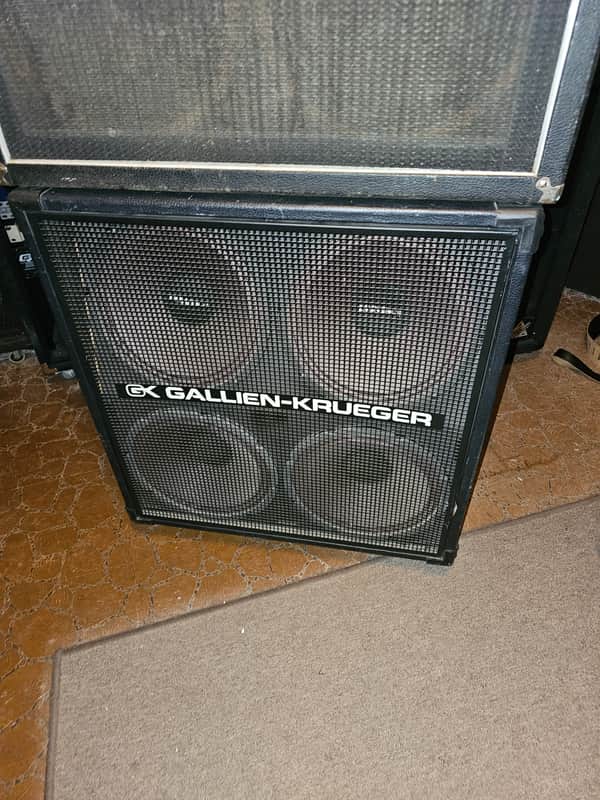 Immagine Gallien-Krueger 4x12 cab straight 80's  - Black tolex - 1