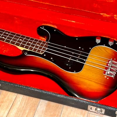 Stellar 1976 Fender Precision Bass with Rosewood Fretboard Sunburst, OHSC Amazing Vintage Bass ! image 19