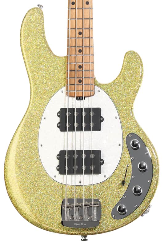 Ernie Ball Music Man StingRay Special HH Electric Bass Guitar - Yellow Brick Road  Roasted Maple Fingerboard image 1