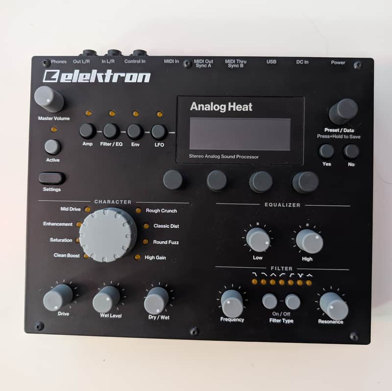 Elektron Analog Heat Stereo Processor with USB Interface 2016 - 2017 - Black image 1