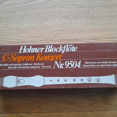 Hohner BLOCKFLOTE C - SOPRAN KONZERT RECORDER 1970s image 3
