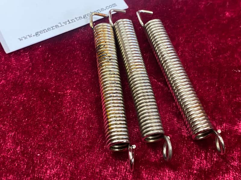 General Vintage Tone Vintage Tremolo Springs Pre CBS type GVT lower tensión custom made Aged image 1