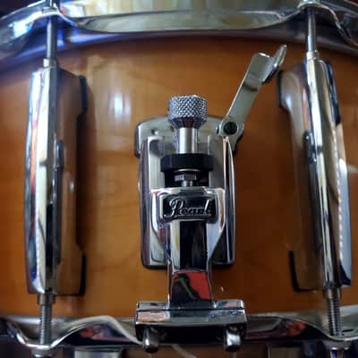 Pearl Masters Custom Maple 6.5x14" One-Piece Solid Maple Snare Drum with Chrome Hardware 1990s image 3