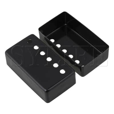 Black Humbucker Neck & Bridge Guitar Pickup Covers Set of 2 image 1