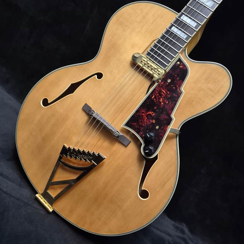 2015 D'Angelico Excel EXL-1 Hollow Body Archtop with Rosewood Fretboard - Natural-Tint image 1