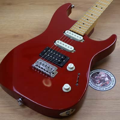 1990 Charvel Jackson Japan DK-065-SSH Dinky Superstrat (Red) image 1