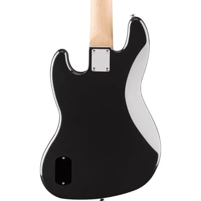 Squier Affinity Series Active Jazz Bass V 5-String Bass Guitar - Black Metallic image 4