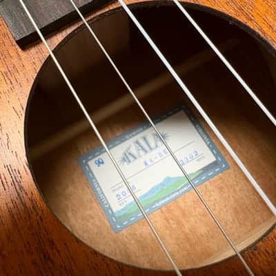 Kala KA-BE Mahogany Series Acoustic/Electric Baritone Ukulele with EQ 2010s - Satin Natural image 3