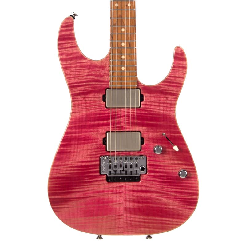 Tom Anderson Lil Angel - Transparent Pink w/Transparent White Back - 24 fret Drop Top - Custom Boutique Electric Guitar - NEW! image 1