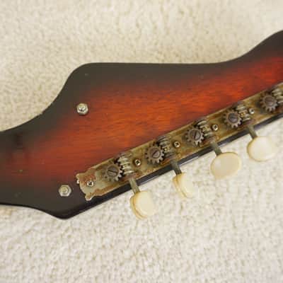 Vintage 1960s Kawai Thinline Hollowbody Sunburst MIJ Teisco Era Player image 20