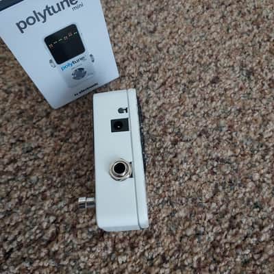 TC Electronic Polytune 3 Mini Polyphonic Tuning Pedal 2019 - Present - White image 3