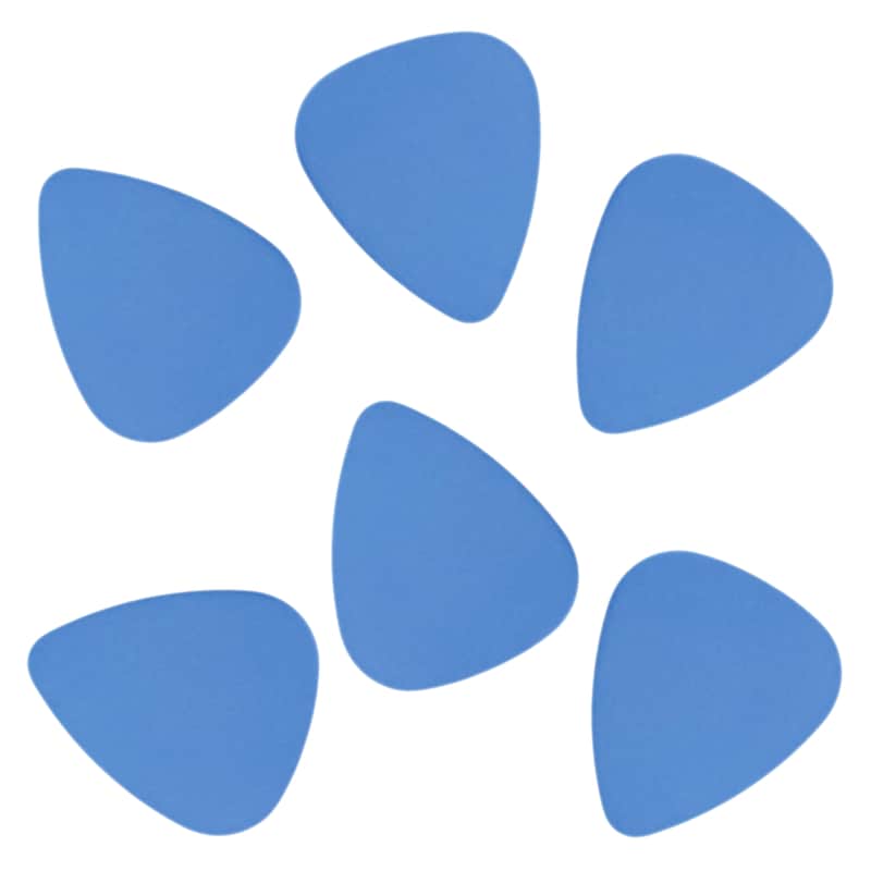 Delrin Sky Blue Guitar Or Bass Pick - .96 mm Heavy Gauge - 351 Shape - 50 Pack New image 1
