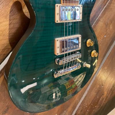 1998 Gibson Les Paul Standard Double Cut, Jalapeño Green image 3