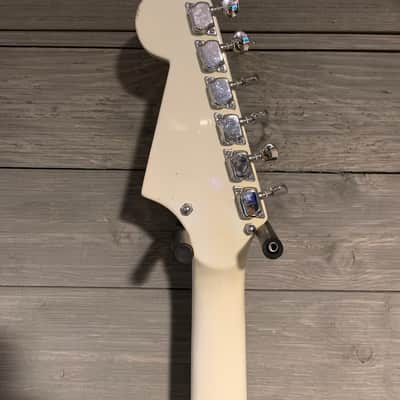 Teisco Delmonico Electric Guitar 70s White image 6