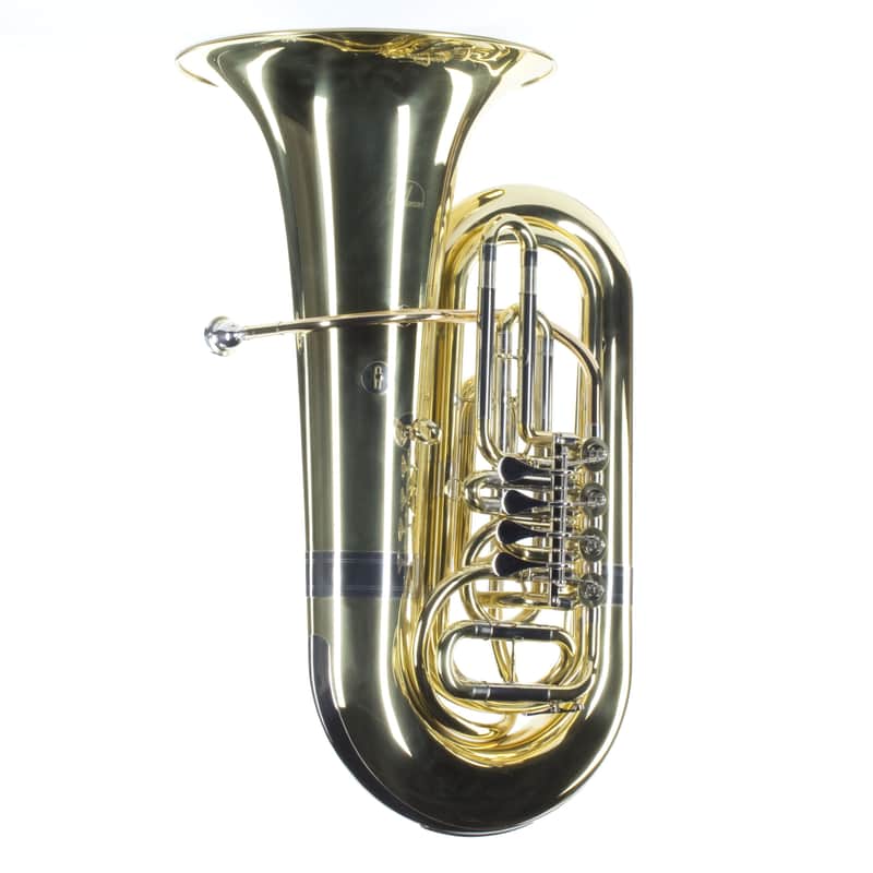 Monzani MZBB-210L Bb-Tuba Brass, Lacquered, 4 Valves - Bb Tuba image 1