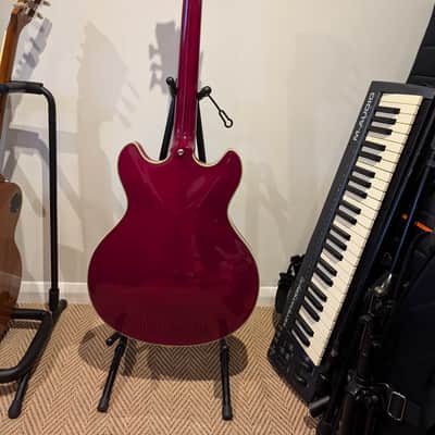 D'Angelico Excel EX-DC Semi-Hollow with Stairstep Tailpiece 2010s - Cherry image 2