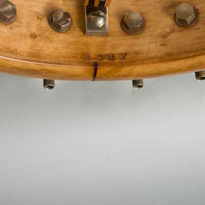 Paramount Style A Tenor Banjo (1924), ser. #4307, black hard shell case. image 17