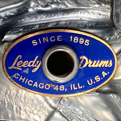 Leedy Frank Capp (Slingerland era) 1966 Sky Blue Pearl 4 Piece Set - Very Good Condition image 6