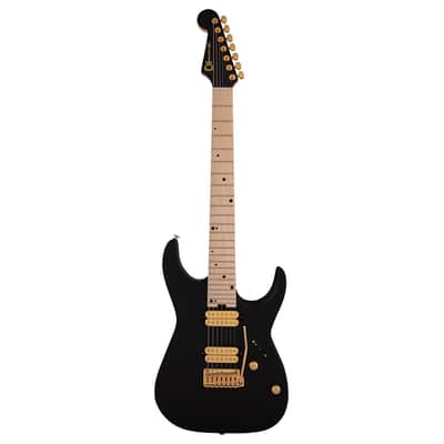 Used Charvel Angel Vivaldi Signature DK24-7 Nova - Satin Black w/ Maple FB image 2
