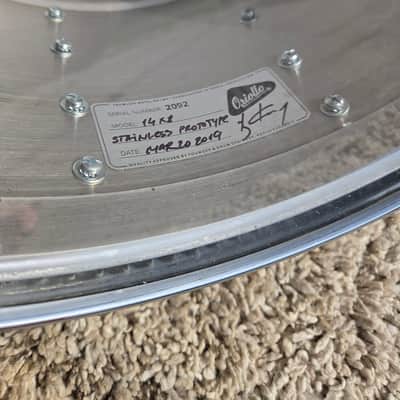 Oriollo Prototype 14x8 5/3/5 Cast Stainless Steel Snare Drum - 2019 (C017-25) image 12