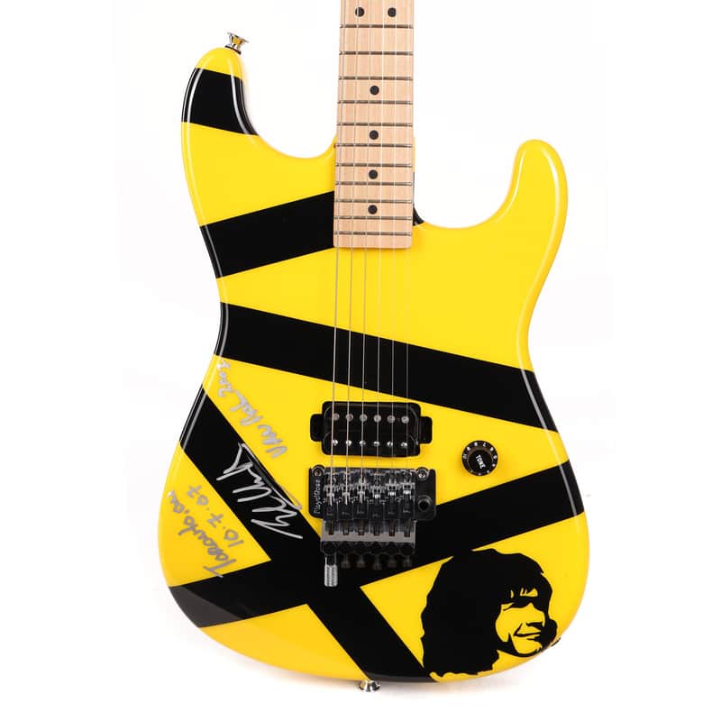 2007 Charvel EVH Art Series Black and Yellow