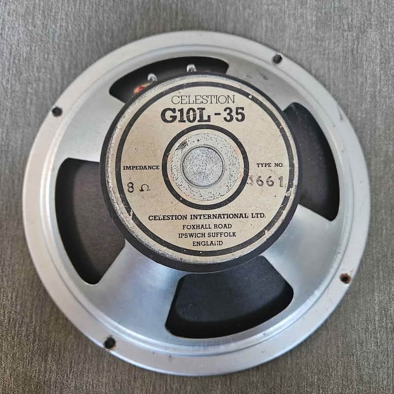 Vintage 1980s Celestion G10L-35 - 8 Ohms image 1