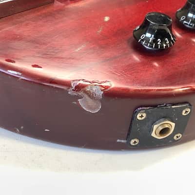 Greco TVB-65 c.1980s 32" Medium Scale Bass Guitar Mahogany w/Soft Case image 4