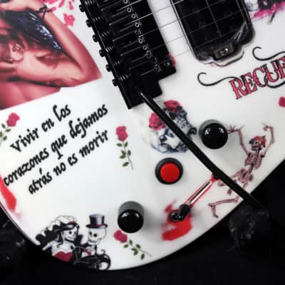Custom Painted and Upgraded Jackson Dinky JS22 - Aged and Worn With Graphics image 9