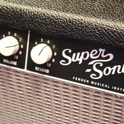 FENDER "Super Sonic 22 Head + Supersonic 60w 2 X 12 Black Stack" image 3