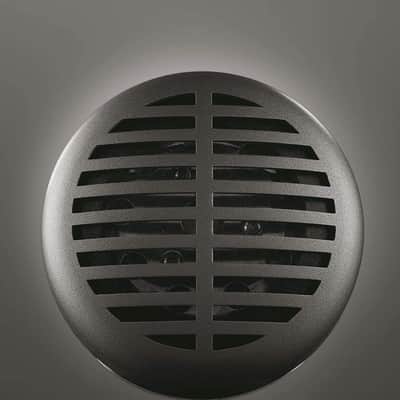Shure 520DX "Green Bullet" Dynamic Microphone for Blues Harmonica Players, Omnidirectional Pick-up Pattern, Volume Control Knob, Attached Cable with 1/4-inch Plug, Rugged Green/Chrome Die-cast Casing image 2
