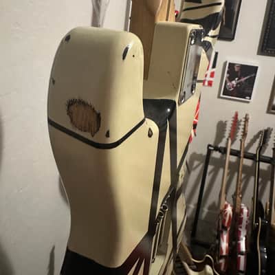 Frankenstrat/Frankenstein Black and White Replica Custom - Amateur image 7