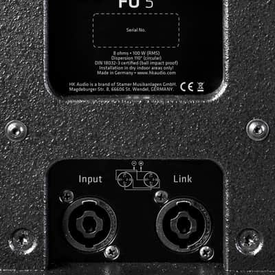 HK Audio HK FINEO-FO-5-BLK 200 Watt 5" Coaxial Speaker. Black image 4