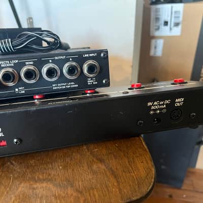 A/DA MP-1 TUBE Guitar Preamp with 2.01 firmware and battery mod. Includes the matching midi foot controller & long midi cable.  Works great! image 8