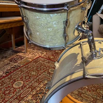 Premier 1960s Vintage Drum Kit - White Marine Pearl - 20 16 12 image 8