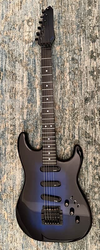 GGS - Graphite Guitar Systems, Jerry Dorsch/Modulus Super Strat style 90's - Blue Sunburst finish image 1