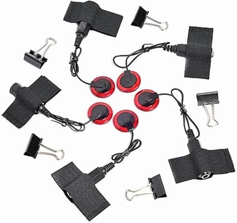 Agile-Shop 5 Pcs Piezo Contact Microphone Mic. Pickup for Guitar Violin Viola Cello Banjo image 1