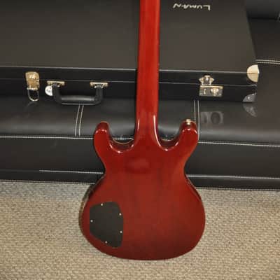 Luman Double Cutaway Vintage Amber image 12