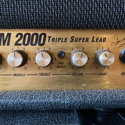 Marshall JCM 2000 TSL 100 Triple Super Lead 3-Channel 100-Watt Guitar Amp Head 2000s - Black image 4