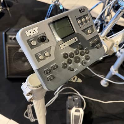 KAT Percussion KT2 5-Piece Advanced Electronic Drum Set 2010s - White image 2