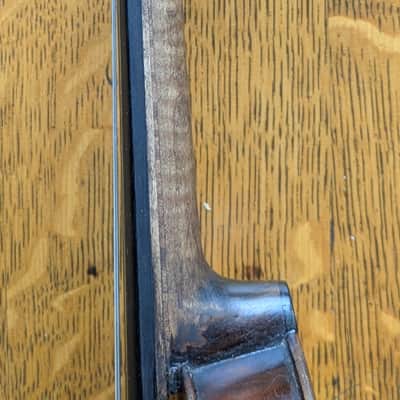 Antique Bohemian fiddle violin Late 1800s - Dark image 9