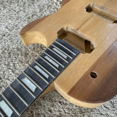 Harley Benton LP Style Semi Finished Guitar Project, Maple Neck, Rosewood Fingerboard image 3