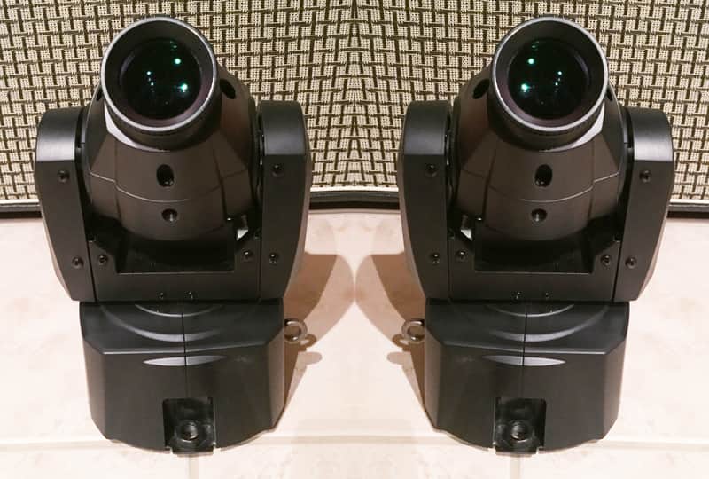 2 Chauvet  Intimidator Spot 100 IRC Moving Head Light Black image 1