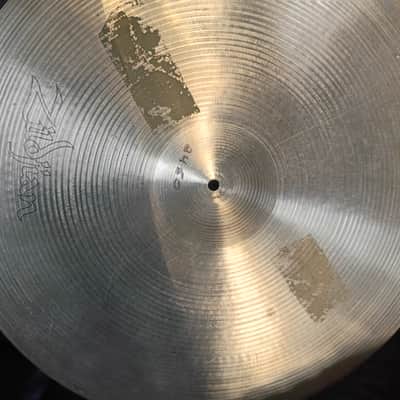Vintage Zildjian 20" Hollow Logo Medium Ride Cymbal 2450 Grams 70s image 16