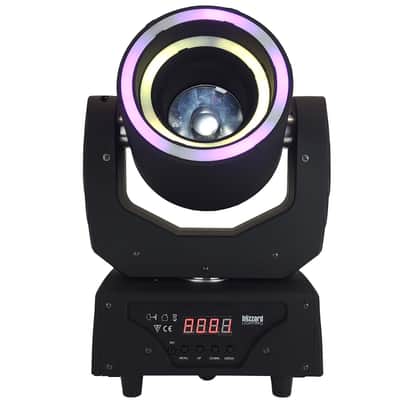 Blizzard Lighting Hypno Beam LED DMX DJ Stage Moving Head Lights 4 Pack w Bags image 11