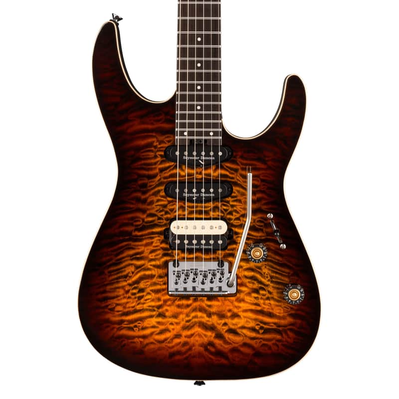 Charvel Pro-Mod Plus Dinky DK24 HSS Amber Tiger-Eye