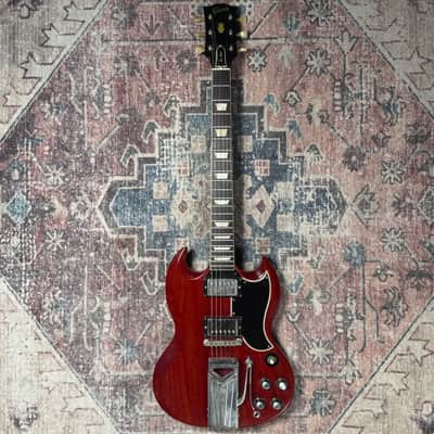 1961 Gibson Les Paul Standard Vintage Cherry 2x PAF Patent Applied For Made In Kalamazoo Electric Guitar W/ Original Lifton Hardshell Case! image 5