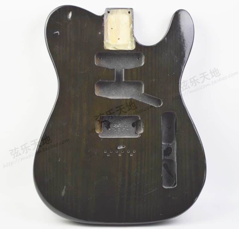 HSS Telecaster Tele Style Guitar Body in Dark Green image 1