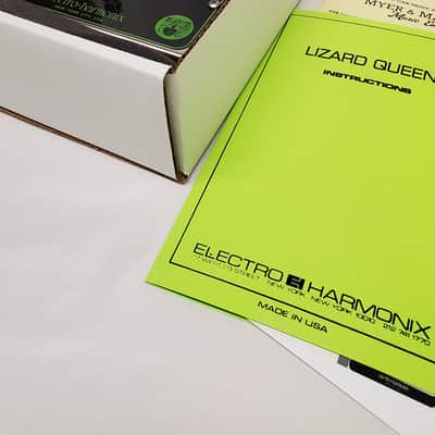 Electro-Harmonix / JHS Inverse "Big Box" Lizard Queen Octave Fuzz - Black / Green image 1